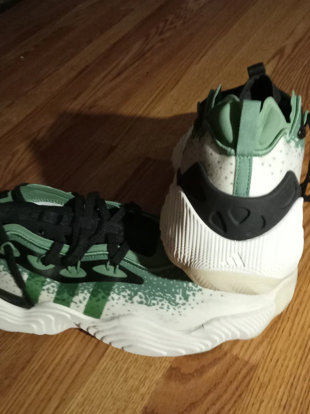 adidas Green and Black Men's Athletic Sneakers